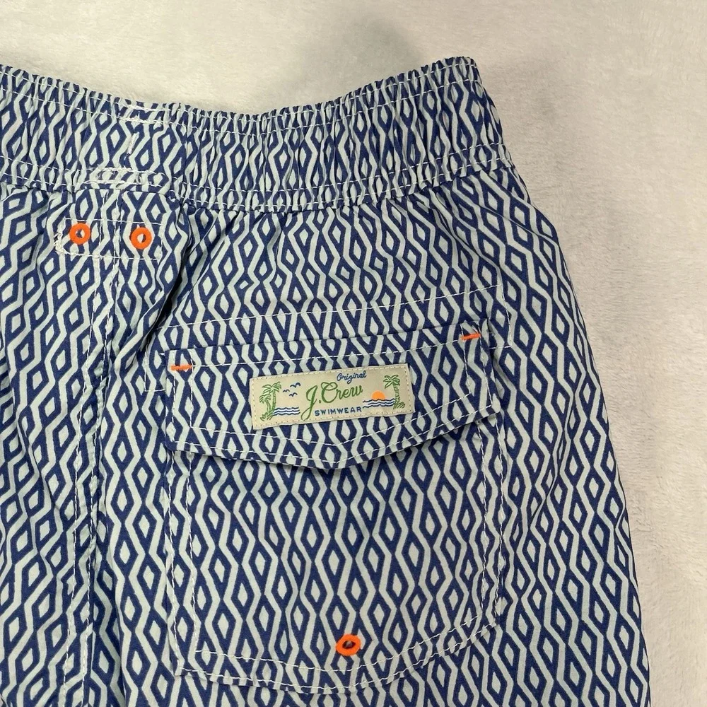 J Crew Crewcuts Swim Trunks Boys 12 Coastal Beach Summer Pool